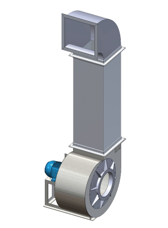 Kitchen Duct with Blower